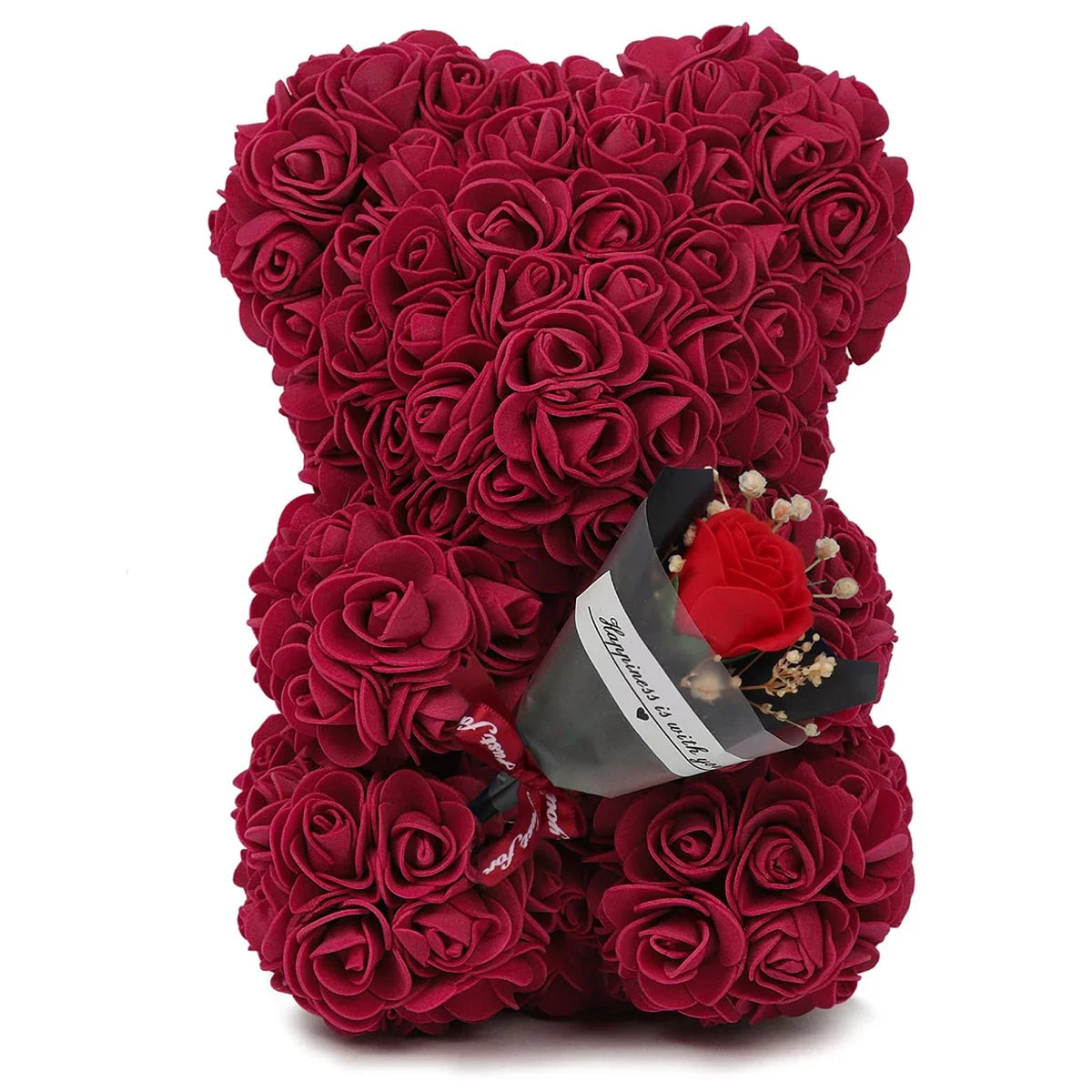 Mothers Day Mom Gifts Girlfriend Birthday Gifts Women Rose Teddy Bear Artificial Flower Anniversary Valentines Day Birthday Gift